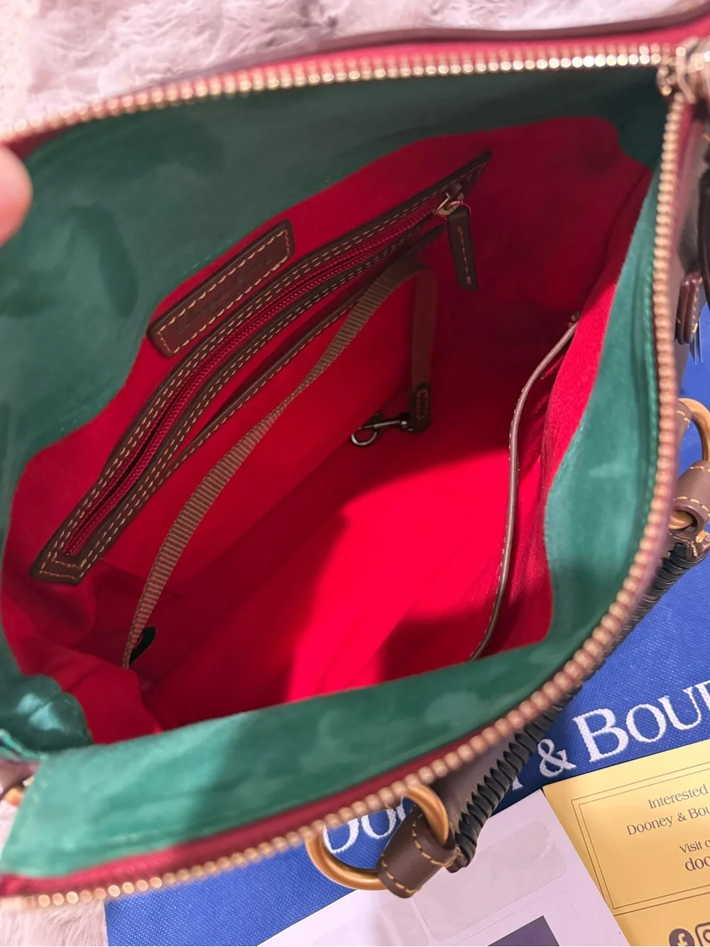 Dooney & Bourke Florentine Satchel Regular Size Elephant